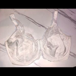 White Lace 34H Minimizer Bra